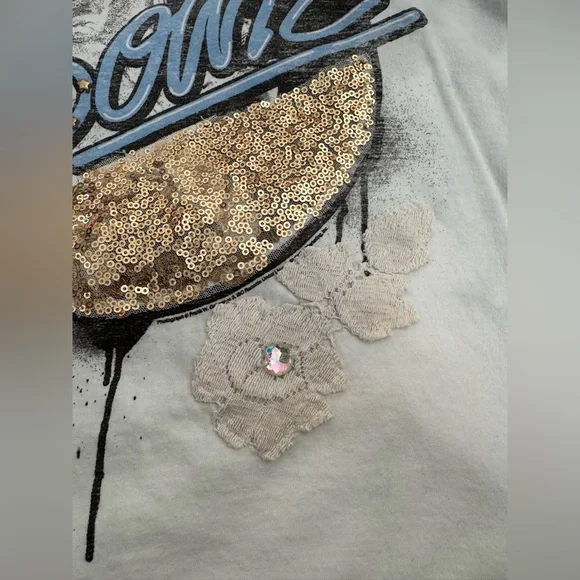 NWT LoveShackFancy Size Large Vintage Music Tee - Perfect for Festival Season! - Picture 8 of 12